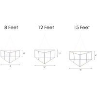 Three identical chandelier icons, lined in a row, displayed against a plain background with no action or context.