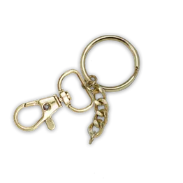 Gold Split Ring + Lobster Claw Gold Split Ring + Lobster Claw