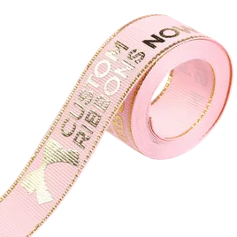 Metallic Edge Grosgrain Ribbon - Table Covers Now
