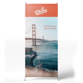 Korean Style X Banner Stands - Table Covers Now