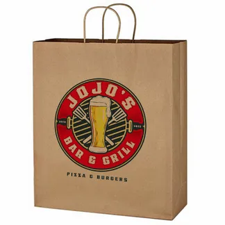 Custom Kraft Brown Paper Bag - Table Covers Now