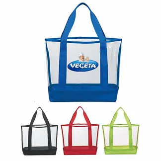 Custom Clear Casual Tote Bag - Table Covers Now
