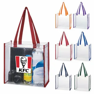 Custom Clear Tote Bag - Table Covers Now