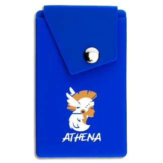 Silicone Phone Wallet with Button - Table Covers Now