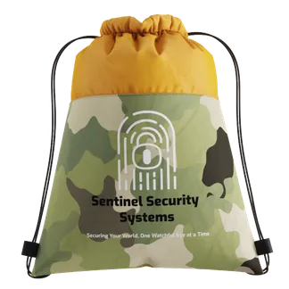 Camo Drawstring Bag - Table Covers Now