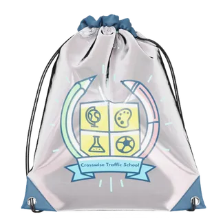 Custom Reflective Drawstring Bag - Table Covers Now