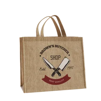 Small Jute Tote Bags - Table Covers Now