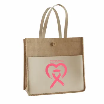 Jute Tote Bags - Custom Aprons Now