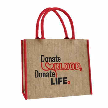 Jute Tote Bags - Custom Aprons Now