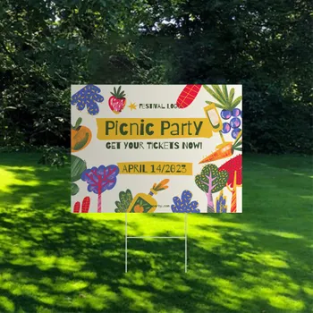 Yard Signs - Custom Aprons Now