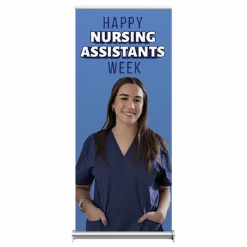 Banner Stands - Custom Aprons Now