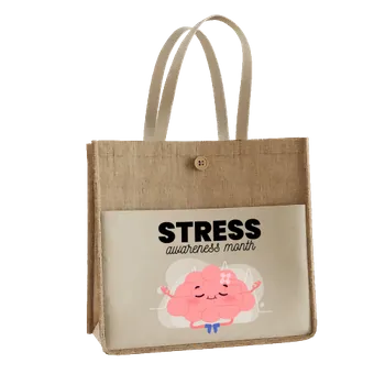 Jute Tote Bags - Custom Aprons Now