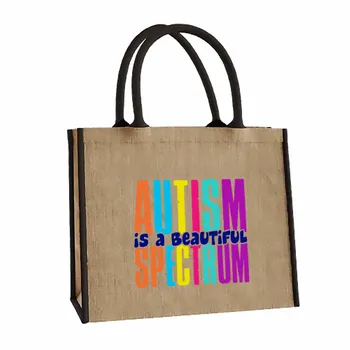 Jute Tote Bags - Custom Aprons Now