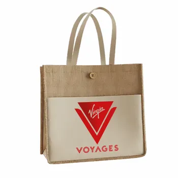 Jute Tote Bags - Table Covers Now