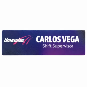 UV Printed Name Badges - Table Covers Now