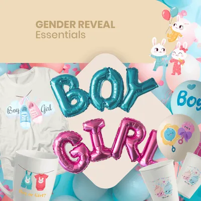 Gender Reveal Essentials - Table Covers Now