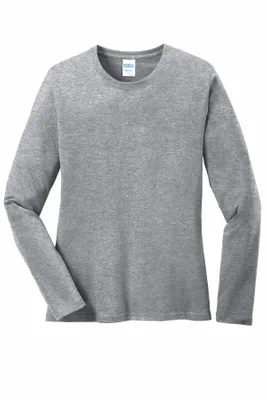 Port & Company Women's Long Sleeve Core Cotton Tee. LPC54LS