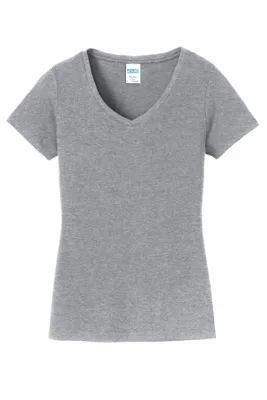 Port & Company Women's Fan Favorite V-Neck Tee. LPC450V