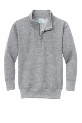Port & Company Youth Core Fleece 1/4-Zip Pullover Sweatshirt PC78YQ