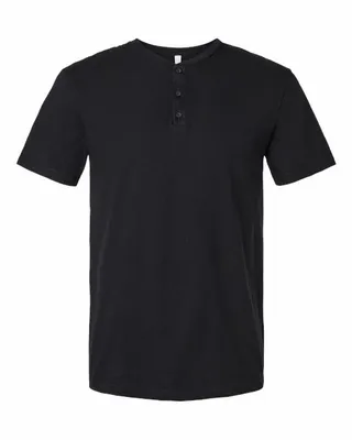 Unisex CVC Henley T-Shirt