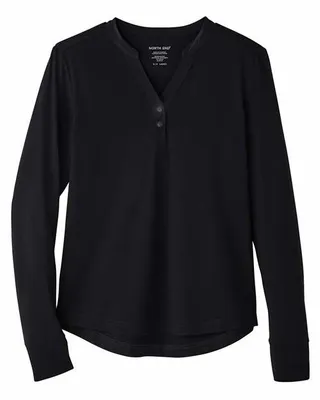 North End Ladies' JAQ Snap-Up Stretch Performance Pullover