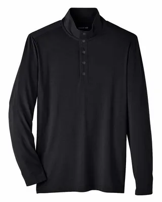 North End Men's JAQ Snap-Up Stretch Performance Pullover