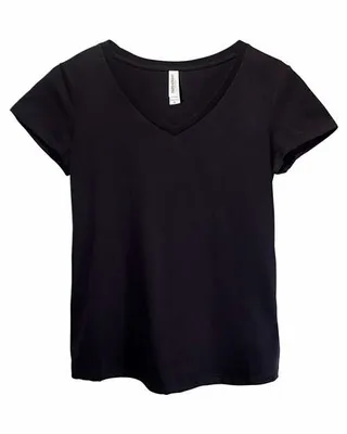 Threadfast Apparel Ladies' Ultimate CVC V-Neck T-Shirt