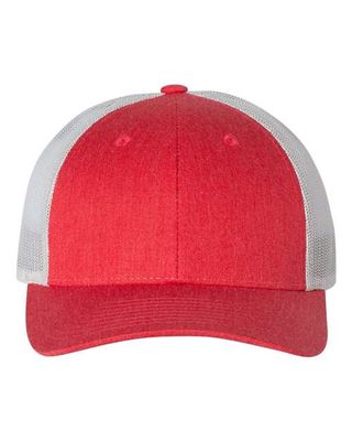Heather Red/ Light gray Heather Red/ Light gray - Custom Aprons Now