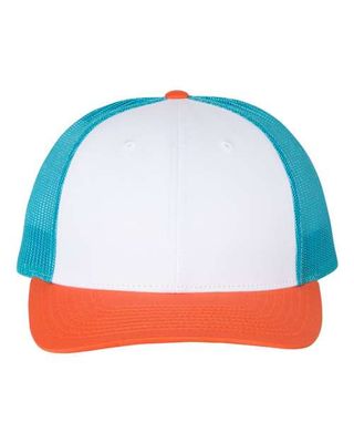 White/ Blue Hawaiin/ Pale Orange White/ Blue Hawaiin/ Pale Orange - Custom Aprons Now