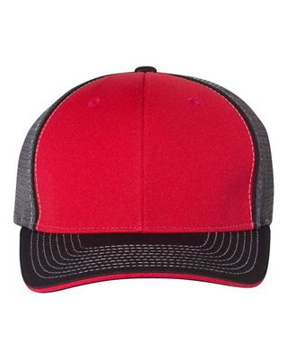 Red/ Charcoal/ Black Tri Red/ Charcoal/ Black Tri - Custom Aprons Now