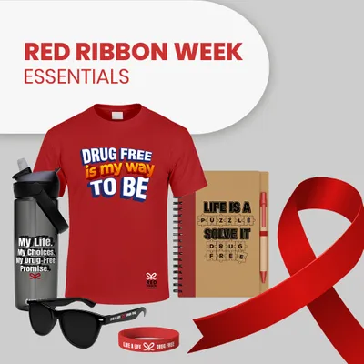 Red Ribbon Week Essentials - Table Covers Now
