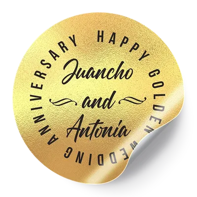 Metallic Gold Paper - Custom Aprons Now