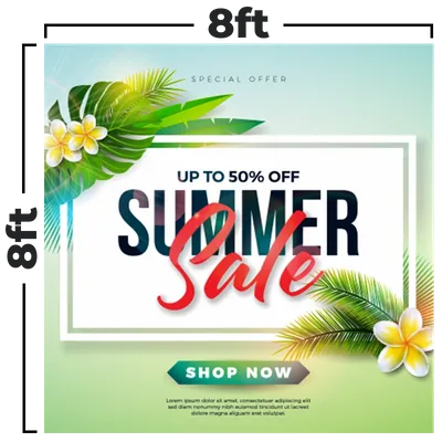 8 x 8 ft - Custom Aprons Now