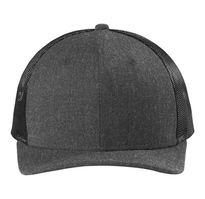 Heather Graphite/ Black Heather Graphite/ Black - Custom Aprons Now