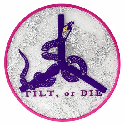 Silver Glitter PVC - Custom Aprons Now