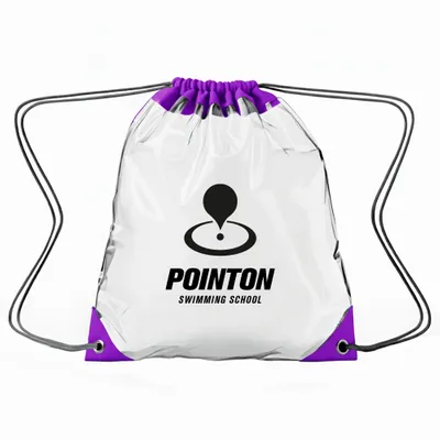 Clear - Purple - Custom Aprons Now