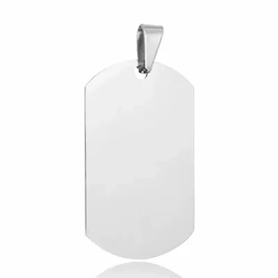 Dog tag: 1 in x 2 in - Table Covers Now