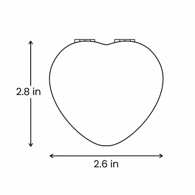 Heart 2.6 in. x 2.8 in.