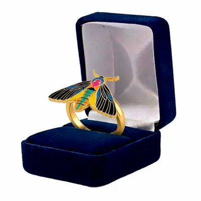 Blue Velvet Box - Custom Aprons Now