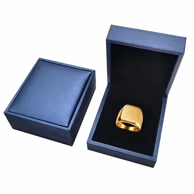 Blue PU Box - Custom Aprons Now