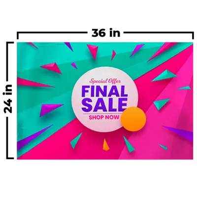 36 x 24 in - Custom Aprons Now