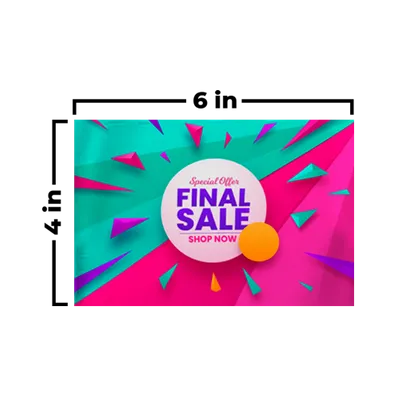 6 x 4 in - Custom Aprons Now