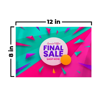 12 x 8 in - Custom Aprons Now