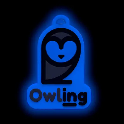 Blue Glow In The Dark - Custom Aprons Now
