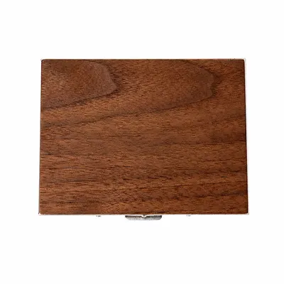 Walnut with Silver Frame - Custom Aprons Now