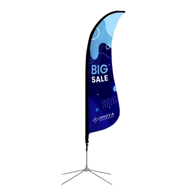 Shark Fin Flag - Custom Aprons Now
