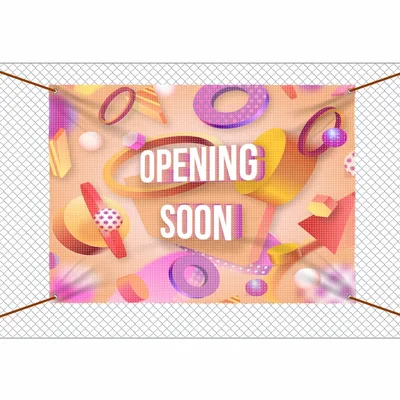 Vinyl Mesh Banners - Custom Aprons Now