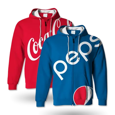 Long Sleeve Zip Up Hoodie - Table Covers Now