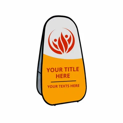 Vertical Pop Up Banners - Custom Aprons Now