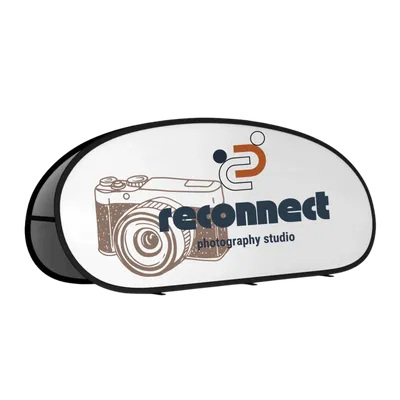 Horizontal Pop Up Banners - Custom Aprons Now